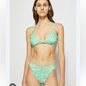 JONATHAN SIMKHAI Two piece bikini set .. top size L.. Bottom size M